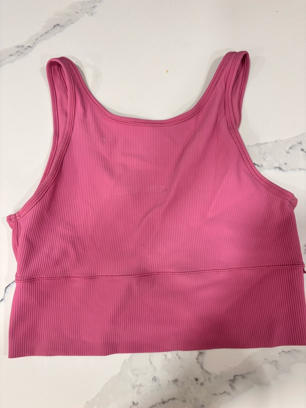 Lululemon Reversible Pink Crop Tank Top